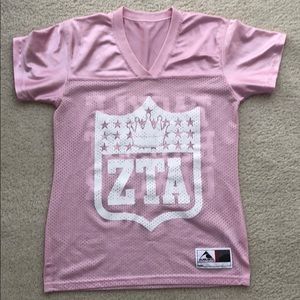 Never worn ZTA Zeta Tau Alpha football jersey